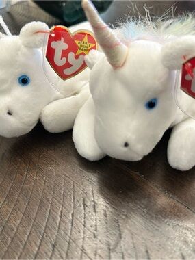 Ty Beanie Baby “Mystic” Unicorn 🦄 Plush Toys - White